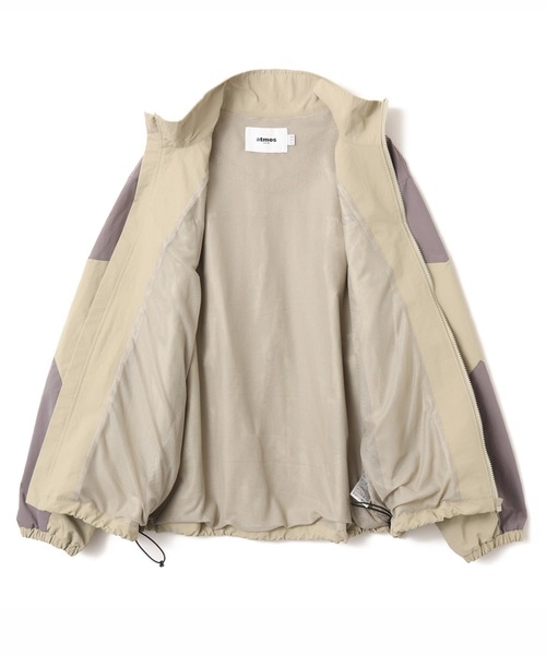 atmos（アトモス）の「atmos Bicolor Truck Jacket / アトモス バイカラー トラック ジャケット（ナイロンジャケット・メンズ・ベージュ/ブルー・M/L/XL）」の12枚目の写真