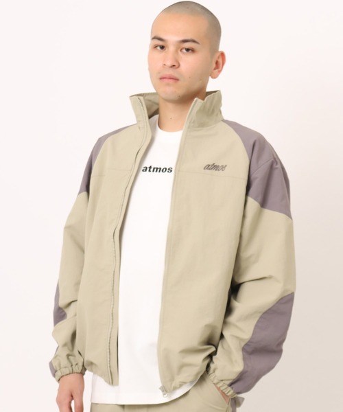 atmos（アトモス）の「atmos Bicolor Truck Jacket / アトモス バイカラー トラック ジャケット（ナイロンジャケット・メンズ・ベージュ/ブルー・M/L/XL）」の11枚目の写真