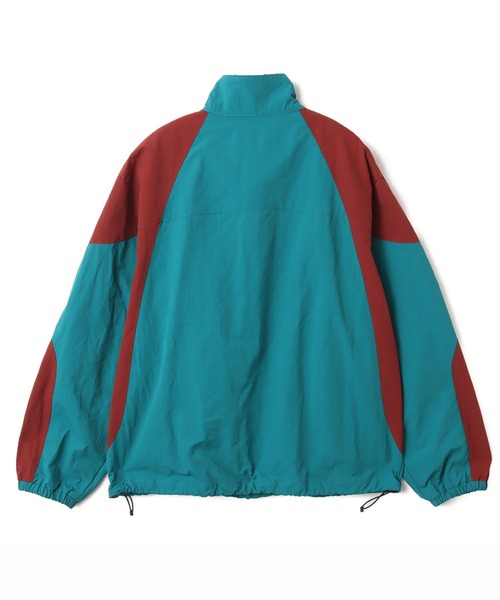 atmos（アトモス）の「atmos Bicolor Truck Jacket / アトモス バイカラー トラック ジャケット（ナイロンジャケット・メンズ・ベージュ/ブルー・M/L/XL）」の9枚目の写真