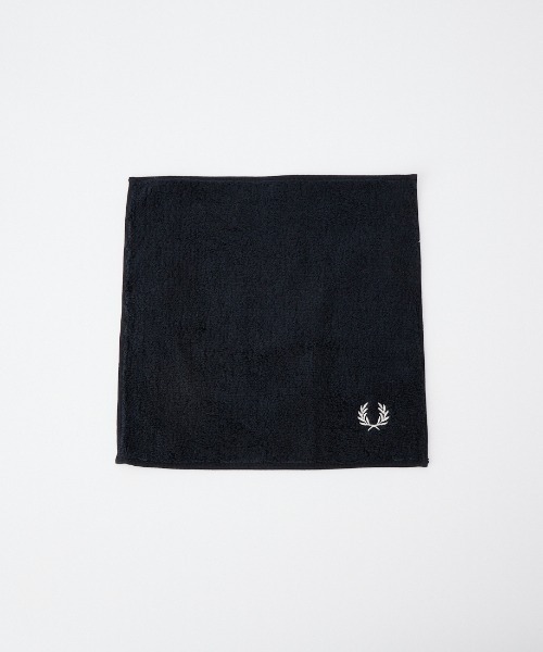 FRED PERRY（フレッドペリー）の「[FRED PERRY/フレッドペリー] ワンポイントロゴ刺繍 タオルハンカチ（ハンカチ/ハンドタオル・レディース・ブルー/ダークグリーン/ブラック/ホワイト・ONE SIZE）」の11枚目の写真