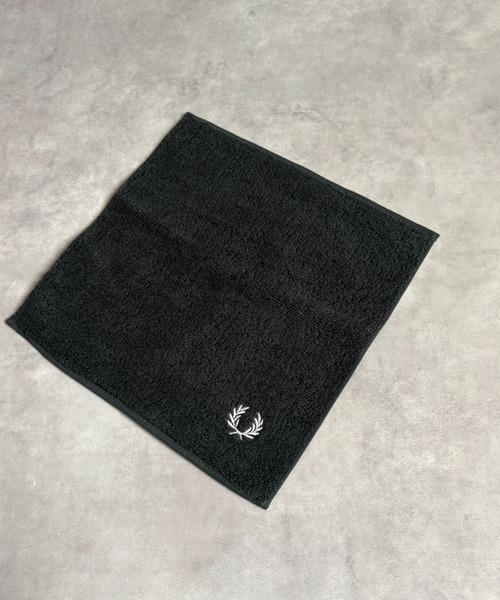 FRED PERRY（フレッドペリー）の「[FRED PERRY/フレッドペリー] ワンポイントロゴ刺繍 タオルハンカチ（ハンカチ/ハンドタオル・レディース・ブルー/ダークグリーン/ブラック/ホワイト・ONE SIZE）」の22枚目の写真