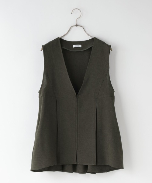 LOWRYS FARM（ローリーズファーム）の「ホップサックベスト 602813（ベスト・レディース・チャコールグレー/ブラウン/ベージュ・FREE）」の9枚目の写真