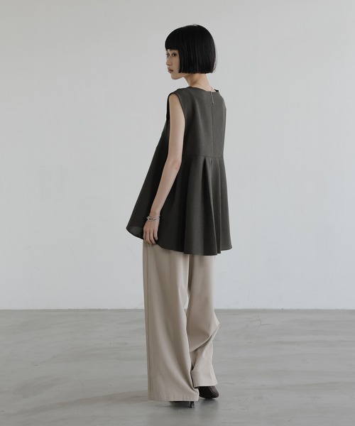 LOWRYS FARM（ローリーズファーム）の「ホップサックベスト 602813（ベスト・レディース・チャコールグレー/ブラウン/ベージュ・FREE）」の20枚目の写真