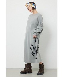 RODEO CROWNS WIDE BOWL（ロデオクラウンズワイドボウル）の「マキシロゴニットワンピース（ワンピース）」