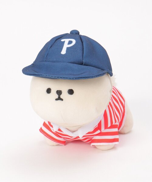 LBC(エルビーシー)の「PLUFFY かぶりもの キャップとポロシャツ(クッション/クッションカバー・レディース・レッド・FREE)」の2枚目の写真