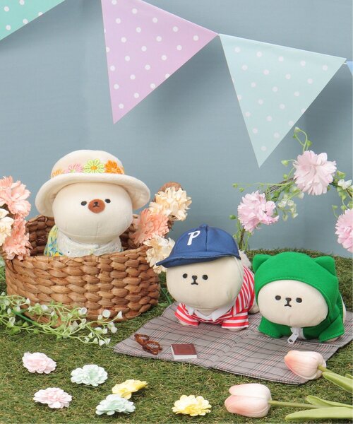 LBC(エルビーシー)の「PLUFFY かぶりもの キャップとポロシャツ(クッション/クッションカバー・レディース・レッド・FREE)」の5枚目の写真