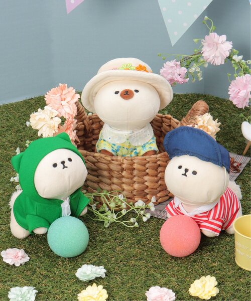 LBC(エルビーシー)の「PLUFFY かぶりもの キャップとポロシャツ(クッション/クッションカバー・レディース・レッド・FREE)」の4枚目の写真