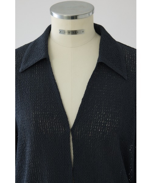 RIM.ARK(リムアーク)の「Sheer lace hook tops シアー レース ホック トップス(シャツ/ブラウス・レディース・ブラック/ホワイト/ダークブルー・FREE)」の7枚目の写真