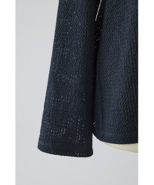 RIM.ARK(リムアーク)の「Sheer lace hook tops シアー レース ホック トップス(シャツ/ブラウス・レディース・ブラック/ホワイト/ダークブルー・FREE)」の9枚目の写真