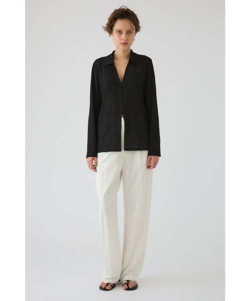 RIM.ARK(リムアーク)の「Sheer lace hook tops シアー レース ホック トップス(シャツ/ブラウス・レディース・ブラック/ホワイト/ダークブルー・FREE)」の11枚目の写真