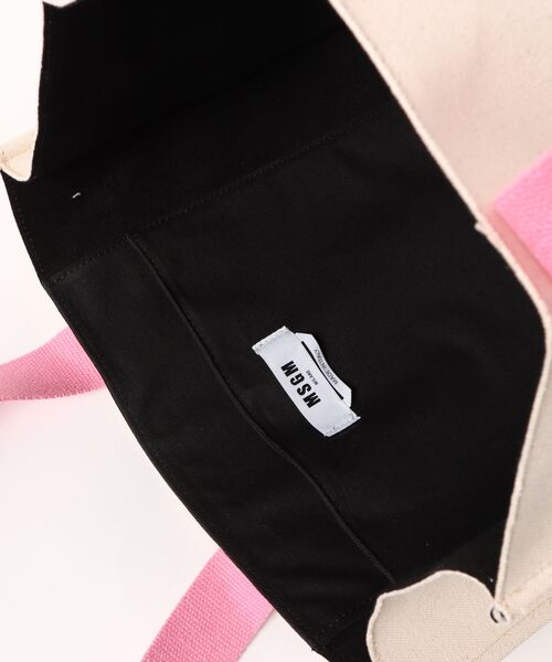 MSGM(エムエスジーエム)の「MSGM FLOWER BASKET CAT キャンバストートバッグ(トートバッグ・レディース・キナリ・ONE SIZE)」の8枚目の写真
