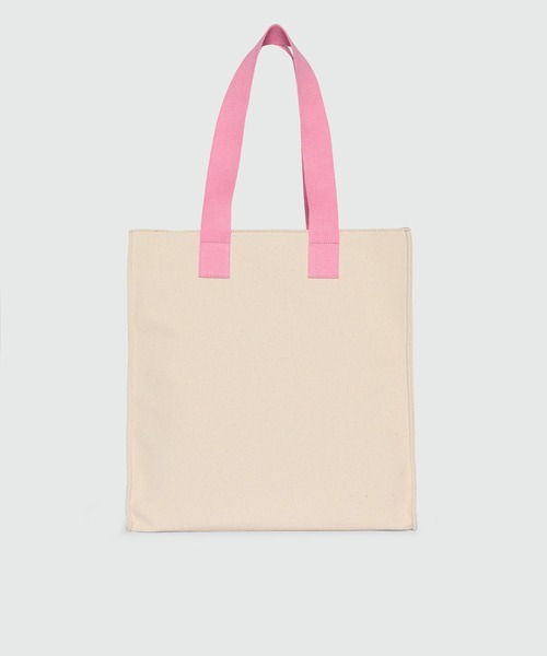 MSGM(エムエスジーエム)の「MSGM FLOWER BASKET CAT キャンバストートバッグ(トートバッグ・レディース・キナリ・ONE SIZE)」の2枚目の写真