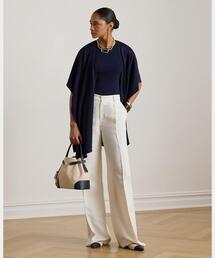 LAUREN RALPH LAUREN（ローレン ラルフ ローレン）の「ベルティングモチーフ ジャカード Ruana（ポンチョ）」