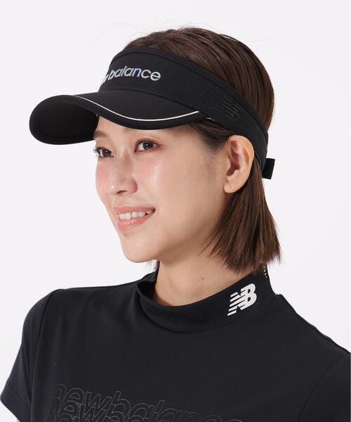 New Balance Golf(ニューバランスゴルフ)の「【new balance golf】VISOR(サンバイザー・レディース・ブラック/ホワイト/ベージュ系その他・FREE)」の3枚目の写真