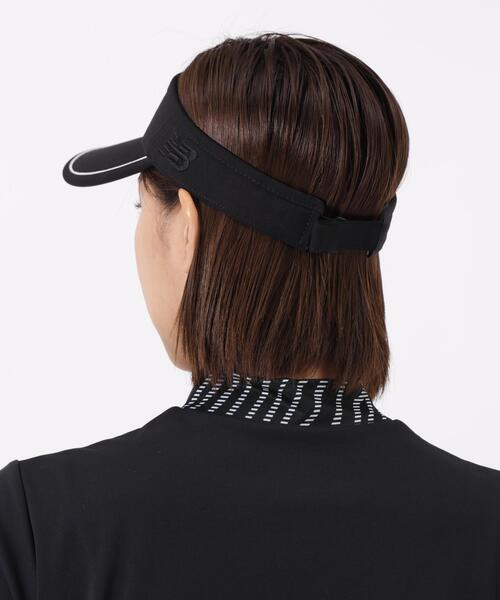 New Balance Golf(ニューバランスゴルフ)の「【new balance golf】VISOR(サンバイザー・レディース・ブラック/ホワイト/ベージュ系その他・FREE)」の4枚目の写真