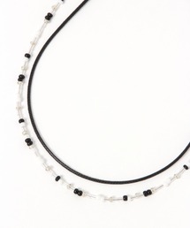 LOWRYS FARM | ビーズコード２レンネックレス　660193(ネックレス)