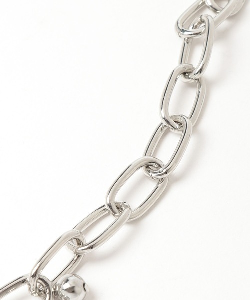 HARE（ハレ）の「メタルボールチェーンネックレス(HARE)（ネックレス・レディース・シルバー・FREE）」の6枚目の写真