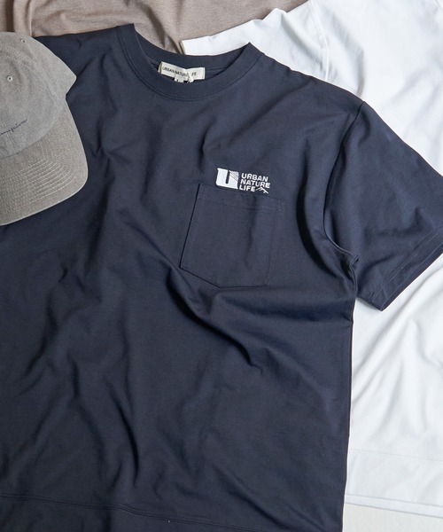 ikka(イッカ)の「【吸水速乾】URBAN NATURE LIFE アーバンネイチャーライフ ドライSP冷感トレT(Tシャツ/カットソー・メンズ・チャコール/グレイッシュベージュ/ホワイト/ネイビー・XL/L/M/S)」の4枚目の写真