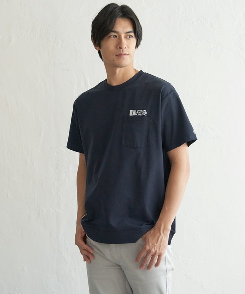 ikka(イッカ)の「【吸水速乾】URBAN NATURE LIFE アーバンネイチャーライフ ドライSP冷感トレT(Tシャツ/カットソー・メンズ・チャコール/グレイッシュベージュ/ホワイト/ネイビー・XL/L/M/S)」の20枚目の写真