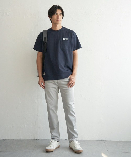 ikka(イッカ)の「【吸水速乾】URBAN NATURE LIFE アーバンネイチャーライフ ドライSP冷感トレT(Tシャツ/カットソー・メンズ・チャコール/グレイッシュベージュ/ホワイト/ネイビー・XL/L/M/S)」の21枚目の写真