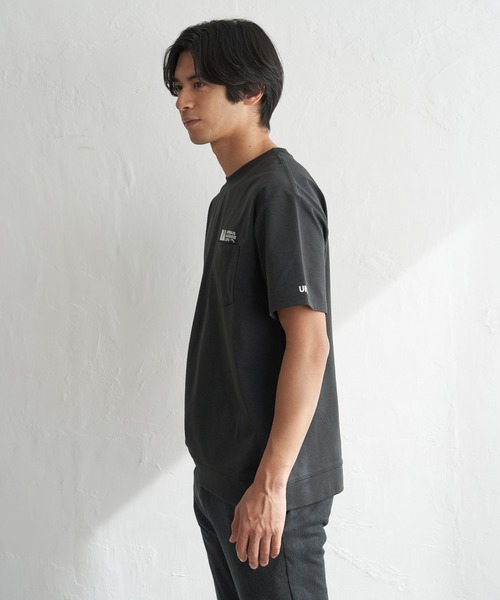ikka(イッカ)の「【吸水速乾】URBAN NATURE LIFE アーバンネイチャーライフ ドライSP冷感トレT(Tシャツ/カットソー・メンズ・チャコール/グレイッシュベージュ/ホワイト/ネイビー・XL/L/M/S)」の13枚目の写真