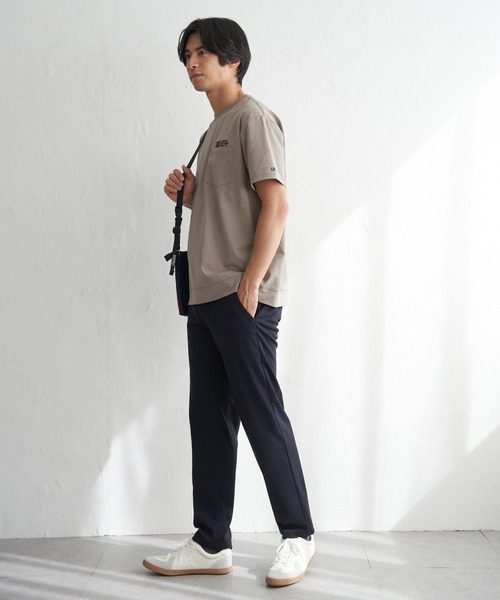 ikka(イッカ)の「【吸水速乾】URBAN NATURE LIFE アーバンネイチャーライフ ドライSP冷感トレT(Tシャツ/カットソー・メンズ・チャコール/グレイッシュベージュ/ホワイト/ネイビー・XL/L/M/S)」の19枚目の写真