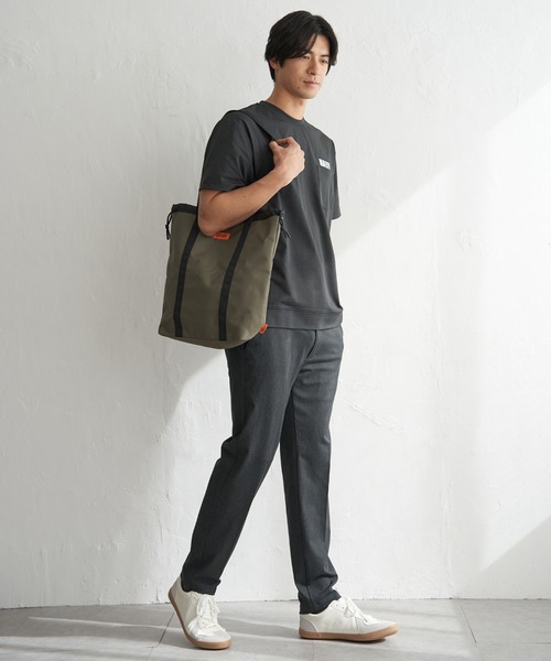 ikka(イッカ)の「【吸水速乾】URBAN NATURE LIFE アーバンネイチャーライフ ドライSP冷感トレT(Tシャツ/カットソー・メンズ・チャコール/グレイッシュベージュ/ホワイト/ネイビー・XL/L/M/S)」の16枚目の写真