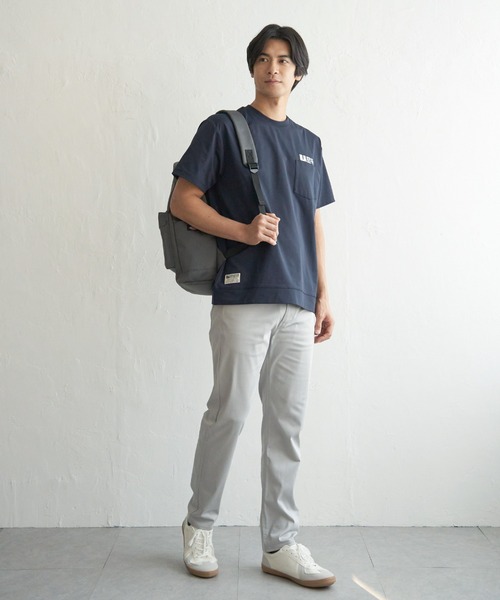 ikka(イッカ)の「【吸水速乾】URBAN NATURE LIFE アーバンネイチャーライフ ドライSP冷感トレT(Tシャツ/カットソー・メンズ・チャコール/グレイッシュベージュ/ホワイト/ネイビー・XL/L/M/S)」の22枚目の写真