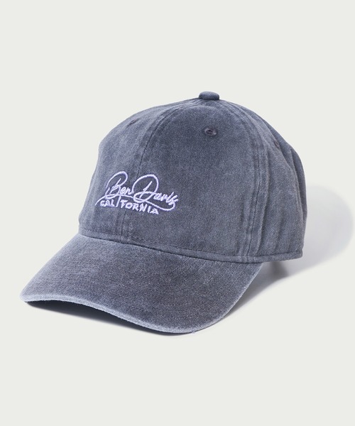BEN DAVIS(ベンデイビス)の「PIGMENT BASIC CAP/ピグメントカラー ビンテージ風 刺繍(キャップ・メンズ・グレー系その他/ピンク系その他/ブラック系その他/パープル系その他/ブルー系その他・FREE)」の1枚目の写真