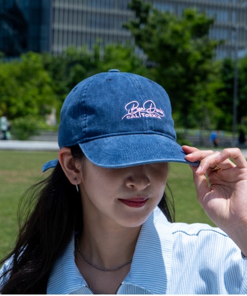 BEN DAVIS(ベンデイビス)の「PIGMENT BASIC CAP/ピグメントカラー ビンテージ風 刺繍(キャップ・メンズ・グレー系その他/ピンク系その他/ブラック系その他/パープル系その他/ブルー系その他・FREE)」の3枚目の写真