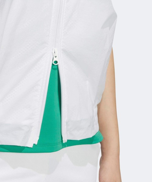 adidas(アディダス)の「スリーストライプス ウーブンベスト【adidas Golf/アディダスゴルフ】(ベスト・レディース・ブラック/ホワイト・X-LARGE/SMALL/MEDIUM/LARGE/X-SMALL)」の5枚目の写真
