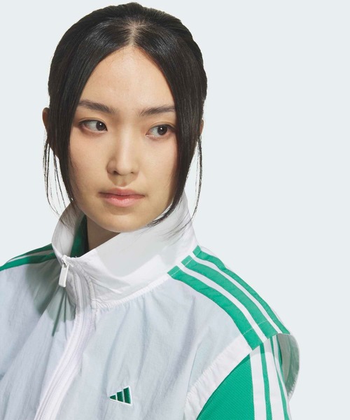 adidas(アディダス)の「スリーストライプス ウーブンベスト【adidas Golf/アディダスゴルフ】(ベスト・レディース・ブラック/ホワイト・X-LARGE/SMALL/MEDIUM/LARGE/X-SMALL)」の4枚目の写真