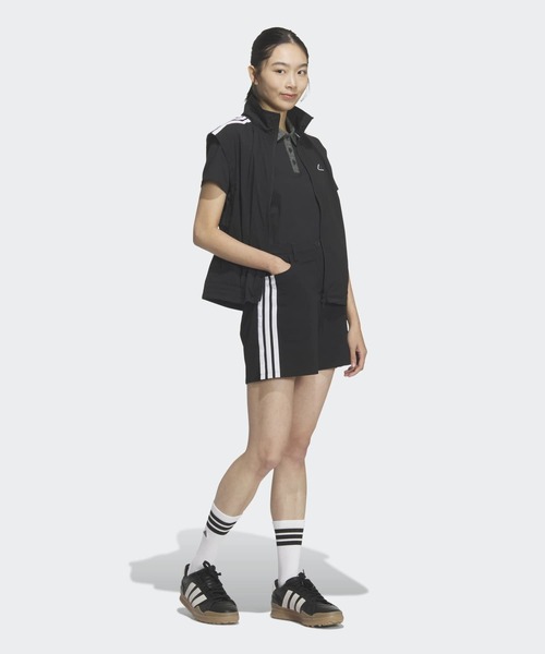 adidas(アディダス)の「スリーストライプス ウーブンベスト【adidas Golf/アディダスゴルフ】(ベスト・レディース・ブラック/ホワイト・X-LARGE/SMALL/MEDIUM/LARGE/X-SMALL)」の10枚目の写真