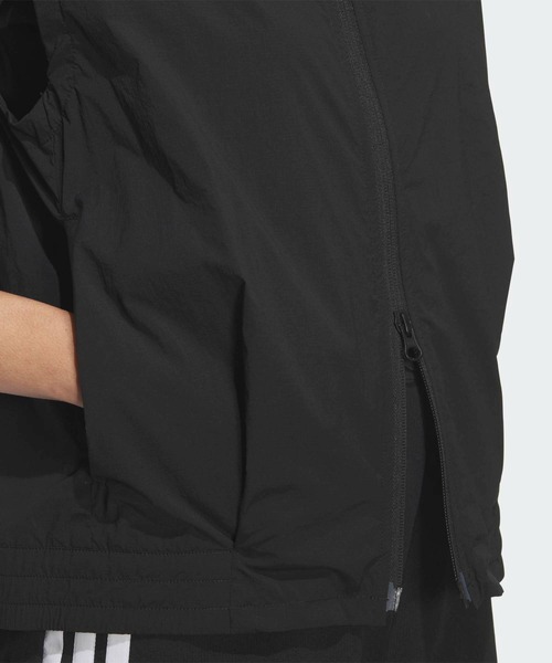 adidas(アディダス)の「スリーストライプス ウーブンベスト【adidas Golf/アディダスゴルフ】(ベスト・レディース・ブラック/ホワイト・X-LARGE/SMALL/MEDIUM/LARGE/X-SMALL)」の9枚目の写真