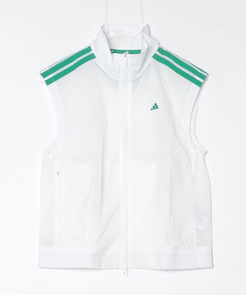 adidas(アディダス)の「スリーストライプス ウーブンベスト【adidas Golf/アディダスゴルフ】(ベスト・レディース・ブラック/ホワイト・X-LARGE/SMALL/MEDIUM/LARGE/X-SMALL)」の11枚目の写真