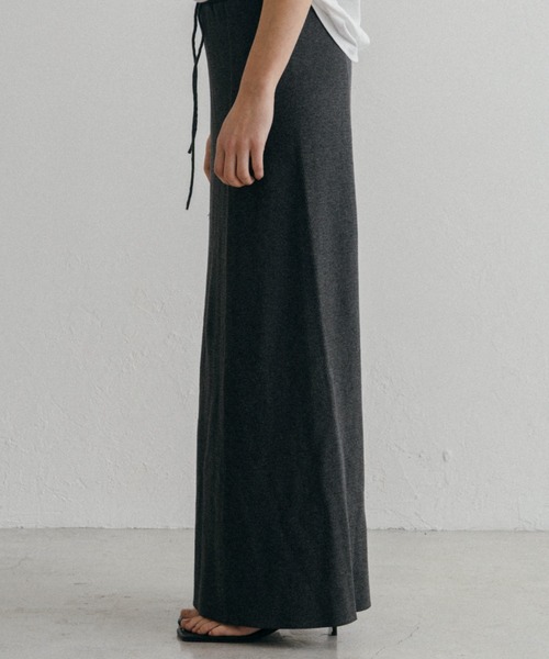 CREDONA（クレドナ）の「THERMAL SKIRT/サーマルスカート（スカート・レディース・アイボリー/グレー・FREE）」の11枚目の写真