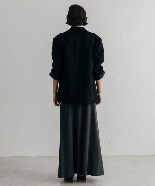 CREDONA（クレドナ）の「THERMAL SKIRT/サーマルスカート（スカート・レディース・アイボリー/グレー・FREE）」の9枚目の写真