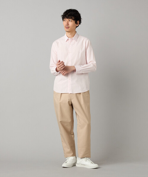 COMME CA MEN(コムサメン)の「タイプライター ストライプ レギュラーカラーシャツ(シャツ/ブラウス・メンズ・サックスブルー/ピンク・S/M/L)」の4枚目の写真