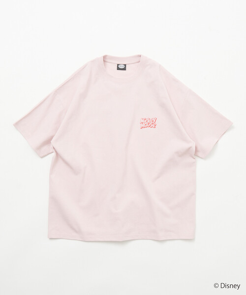 FREAK'S STORE(フリークスストア)の「限定展開 DISNEY/ディズニー/ミッキーマウス /モノクロ バックプリント クルーネック Tシャツ/Drew Paint(Tシャツ/カットソー・メンズ・スミクロ/ネイビー/ホワイト/ピンク・SMALL/MEDIUM/LARGE)」の18枚目の写真
