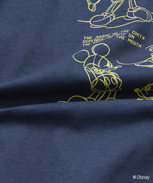 FREAK'S STORE(フリークスストア)の「限定展開 DISNEY/ディズニー/ミッキーマウス /モノクロ バックプリント クルーネック Tシャツ/Drew Paint(Tシャツ/カットソー・メンズ・スミクロ/ネイビー/ホワイト/ピンク・SMALL/MEDIUM/LARGE)」の20枚目の写真