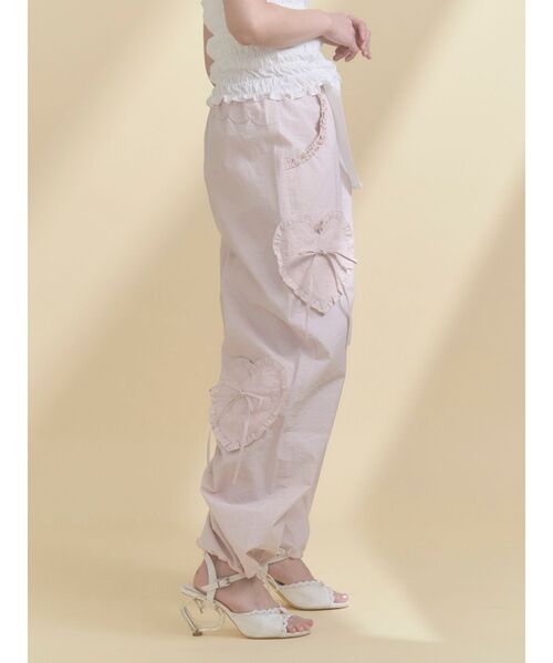 merry jenny（メリージェニー）の「フリルミリタリーカーゴパンツ（カーゴパンツ・レディース・その他1/ピンク/ライトブルー・FREE）」の13枚目の写真