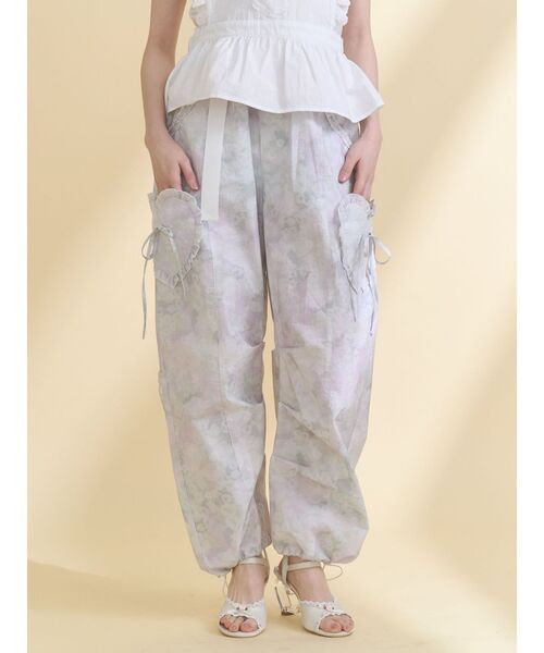 merry jenny（メリージェニー）の「フリルミリタリーカーゴパンツ（カーゴパンツ・レディース・その他1/ピンク/ライトブルー・FREE）」の15枚目の写真