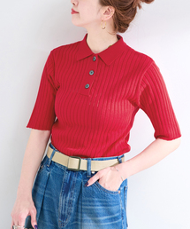 B.C STOCK | 手洗い可 / リブ襟付きプルオーバー(ニット/セーター)