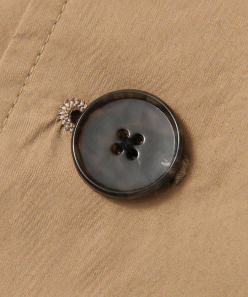 URBAN RESEARCH（アーバンリサーチ）の「UR コットンストレッチタイプライターコート（ステンカラーコート・メンズ・オフホワイト/カーキ/ベージュ/ネイビー・MEDIUM/LARGE）」の15枚目の写真