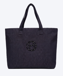 EYEUNDERSTAND（アイアンダスタンド）の「ホットフィックスロゴショルダーバッグ（ネイビー）（ショルダーバッグ）」