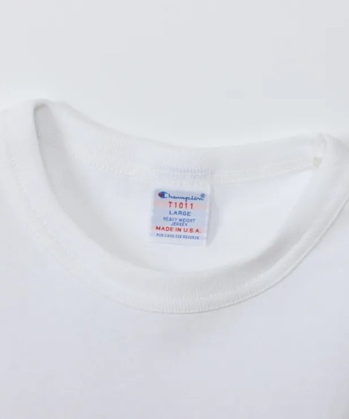 Champion(チャンピオン)の「Champion/チャンピオン/LONG SLEEVE T-SHORT(Tシャツ/カットソー・メンズ・ホワイト/ブラック/グレー・XL/M/L)」の6枚目の写真