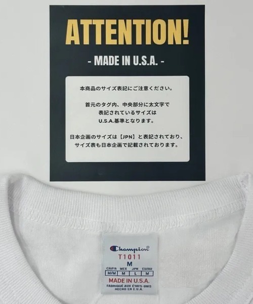 Champion(チャンピオン)の「Champion/チャンピオン/LONG SLEEVE T-SHORT(Tシャツ/カットソー・メンズ・ホワイト/ブラック/グレー・XL/M/L)」の8枚目の写真