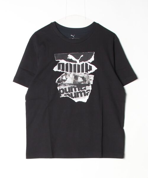 PUMA(プーマ)の「プーマ PUMA GRAPHIC フォトプリント PUMA Tシャツ(Tシャツ/カットソー・メンズ・カーキ/ブラック/ホワイト・S/M/L/LL/3L)」の3枚目の写真