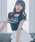 OLIVE des OLIVE�i�I���[�u�f�I���[�u�j�́u�yBelle Charme�zFrill Sleeves Choker Rib Knit�i�j�b�g/�Z�[�^�[�j�v�b�u���b�N