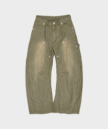 CONZ（コンズ）の「duck double knee curved leg pants（デニムパンツ）」